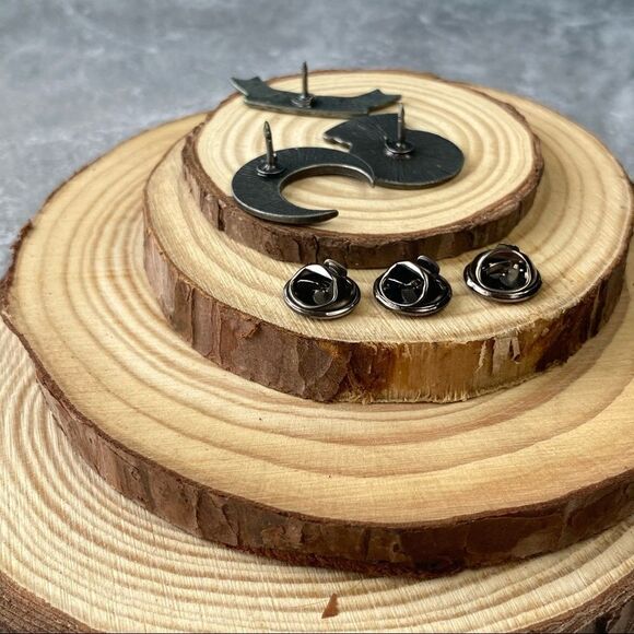 3pc. Witch Enamel Pin/ Brooch Lapel Set - Picture 4 of 6